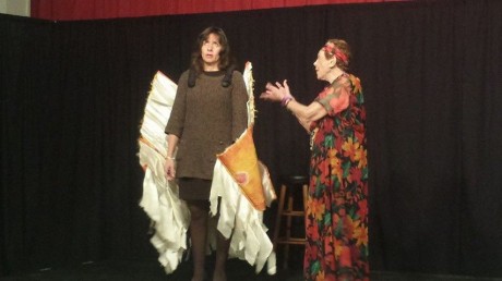 Dorothea entreats her daughter Artemis to fly.