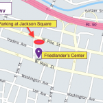 map to Friedlanders Center