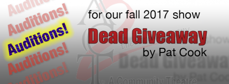 Auditions for Dead Giveaway graphic